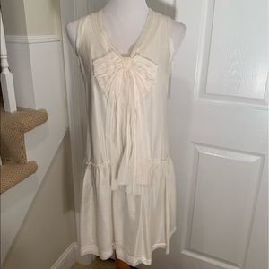 NWOT, white silk dress. Robert Rodriguez.